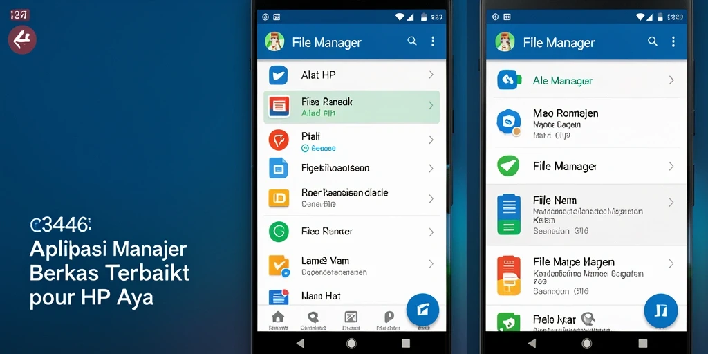 Tampilan antarmuka aplikasi File Manager 3446 yang rapi dan mudah digunakan.