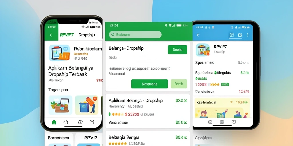 Antarmuka pengguna RPVIP7 yang ramah dan fungsional untuk dropship.